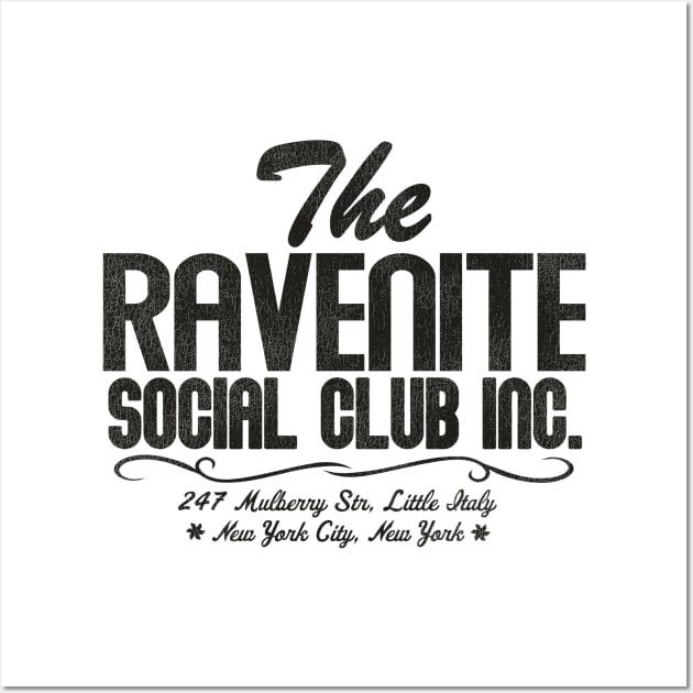 The Ravenite Social Club // Gotti Mafia NYC Wall Art by darklordpug